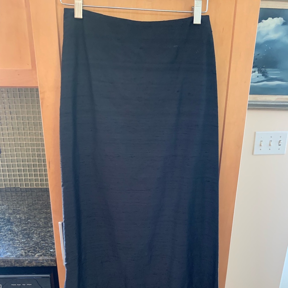 Bebe Silk Full Length Skirt